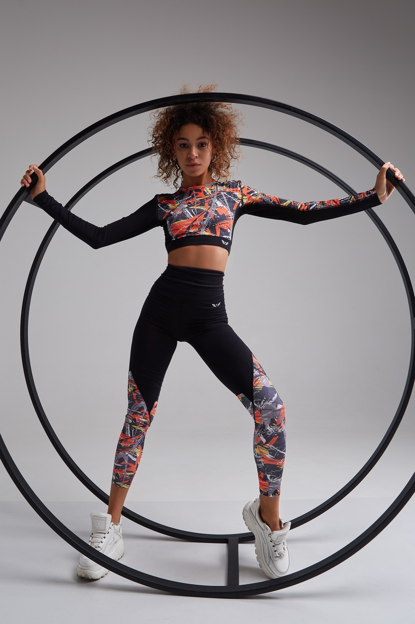 

Спортивный костюм DressFit RUSH FELIX black/fit print red S/M