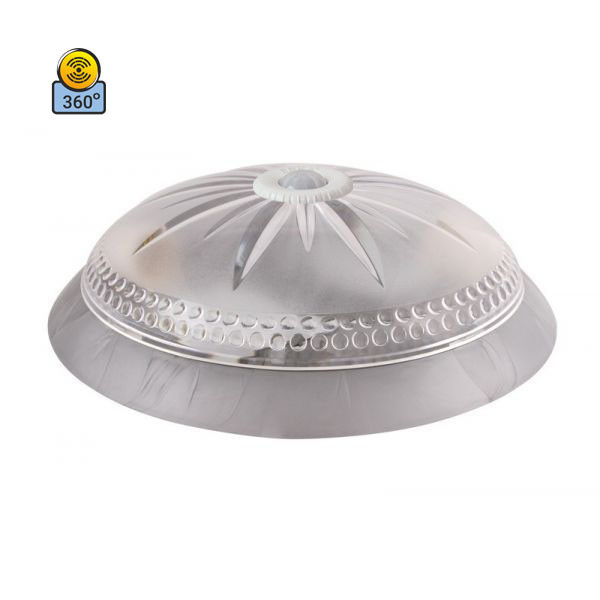 

Светильник потолочный ERKA 1149D LED-S 24W 4200 К прозрачный/серебро с датчиком движения