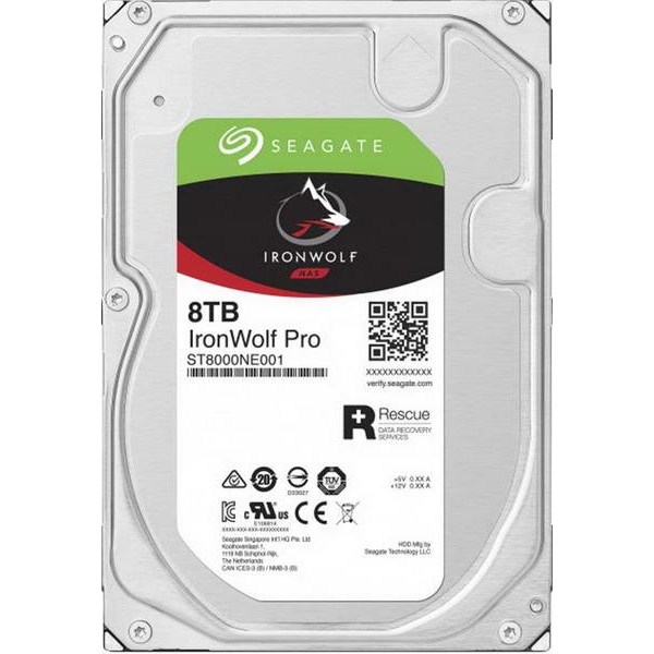 

HDD SATA 8.0TB Seagate IronWolf Pro NAS 7200rpm 256MB (ST8000NE001)