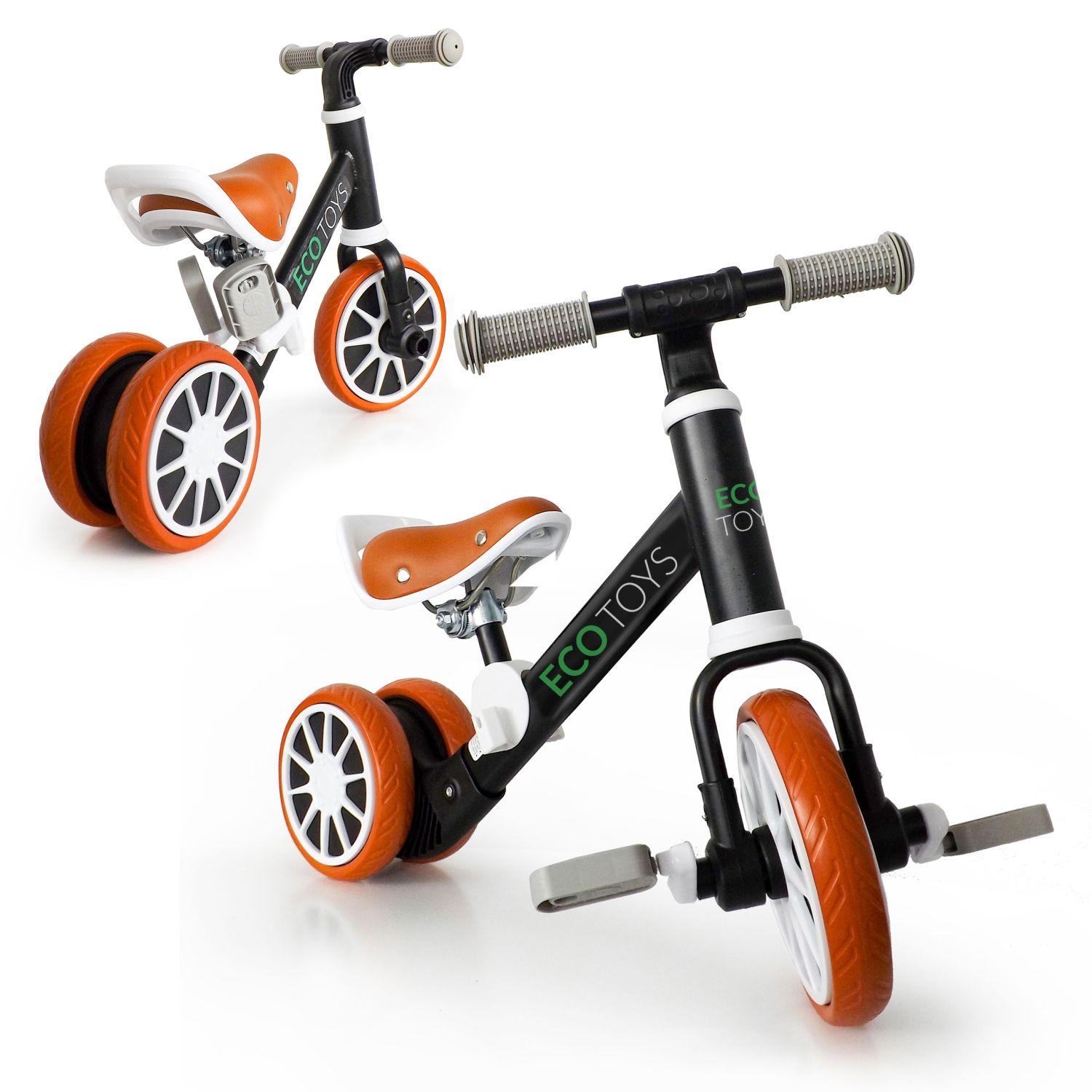 Беговел велосипед 2в1 Ecotoys ENERGY Black двухколесный велосипед
