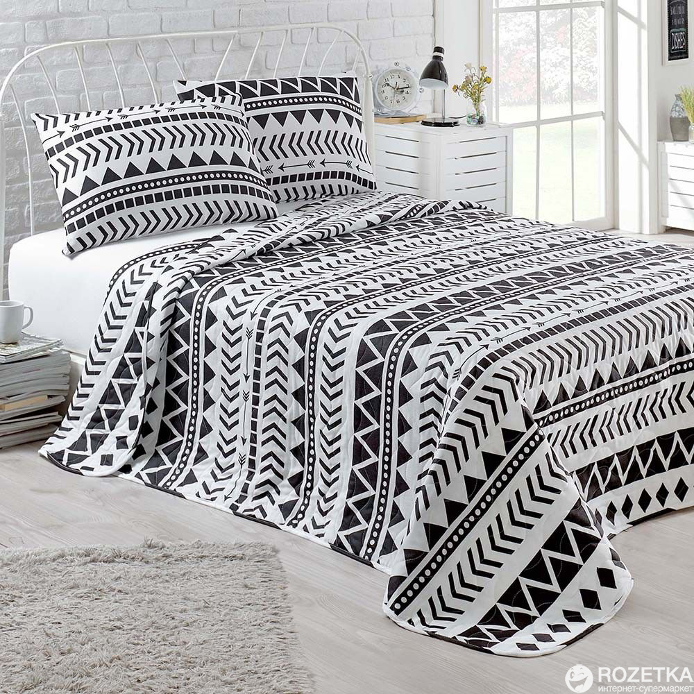 

Покрывало Eponj Home B&W Artec 160x220 + наволочка 50x70