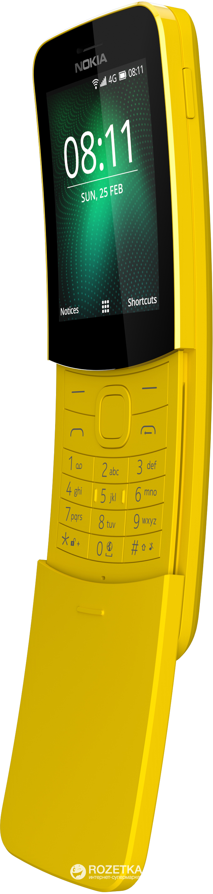 Мобильный телефон Nokia 8110 4G Yellow – отзывы покупателей | ROZETKA