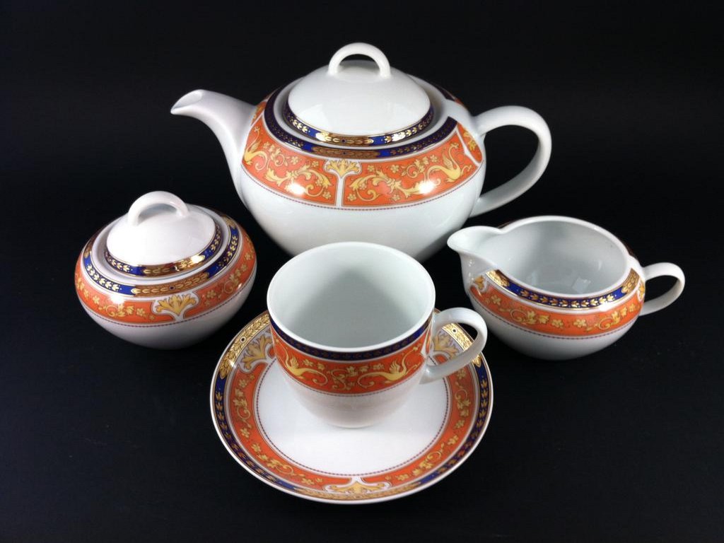 

Чайный сервиз Thun фарфор 26209 Saphyr 9 пр.