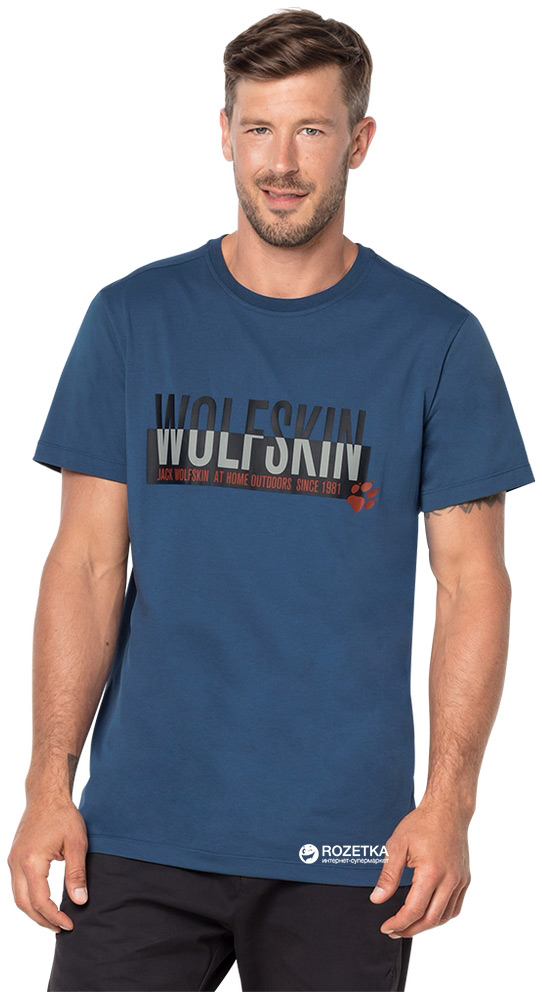 

Футболка Jack Wolfskin Slogan T Men 1805641-1589 XXL