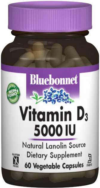

Витамины Bluebonnet Nutrition D3 5000IU 60 гелевых капсул (743715003682)