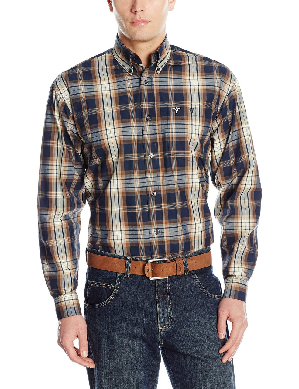 

Рубашка Wrangler 20X, L, Teal/Black/Grey, MJ2600M