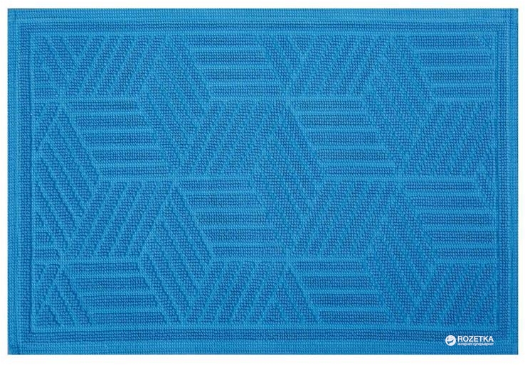 

Коврик в ванную комнату Spirella Cotton Cubo 50х80 см Голубой (10.19216)