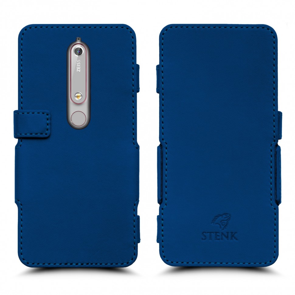 

Чехол книжка Stenk Prime для Nokia 6.1 Синий