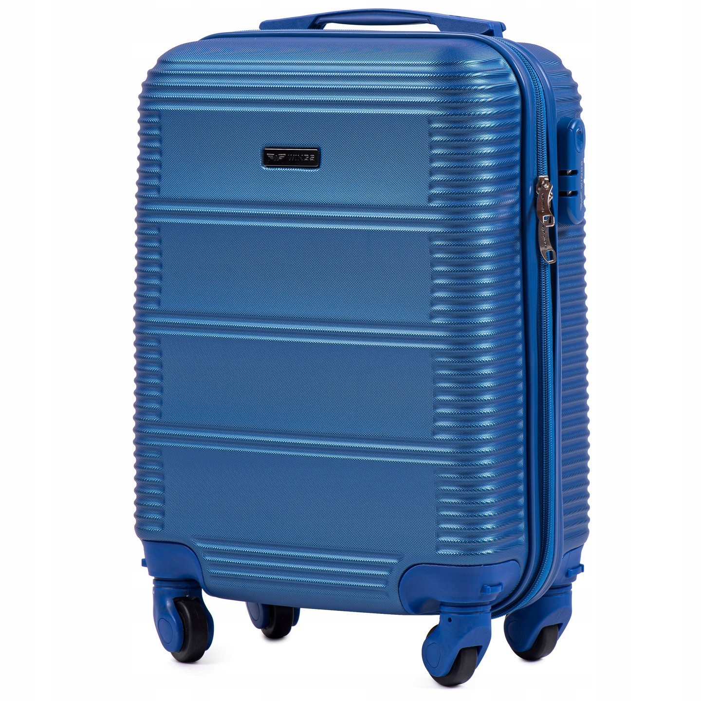 

Большой дорожный чемодан WINGS K203 L голубой middle blue