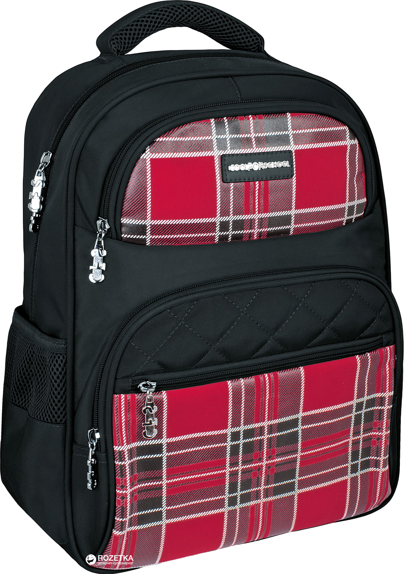 

Рюкзак школьный Сool For School 400 16" Plaid Black (CF86138)