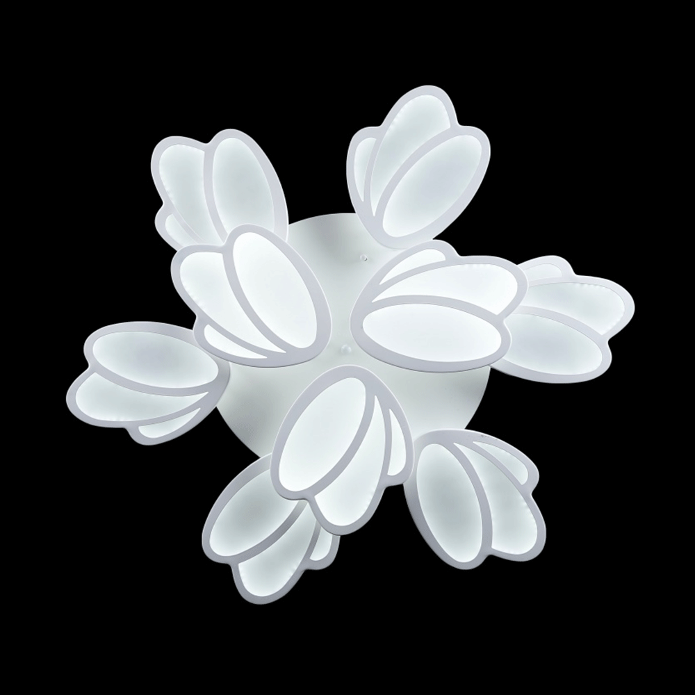 

Светодиодная LED люстра 400 Вт с подсветкой и регулировкой яркости белая VL-LK88/9 LED (WT)