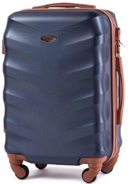 

Мини дорожный пластиковый чемодан ручная кладь WINGS 402 XS синий blue