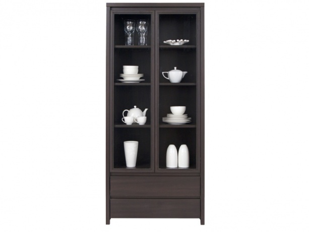 

Сервант BRW Каспиан REG2W2S 90х200,5х40,5 венге