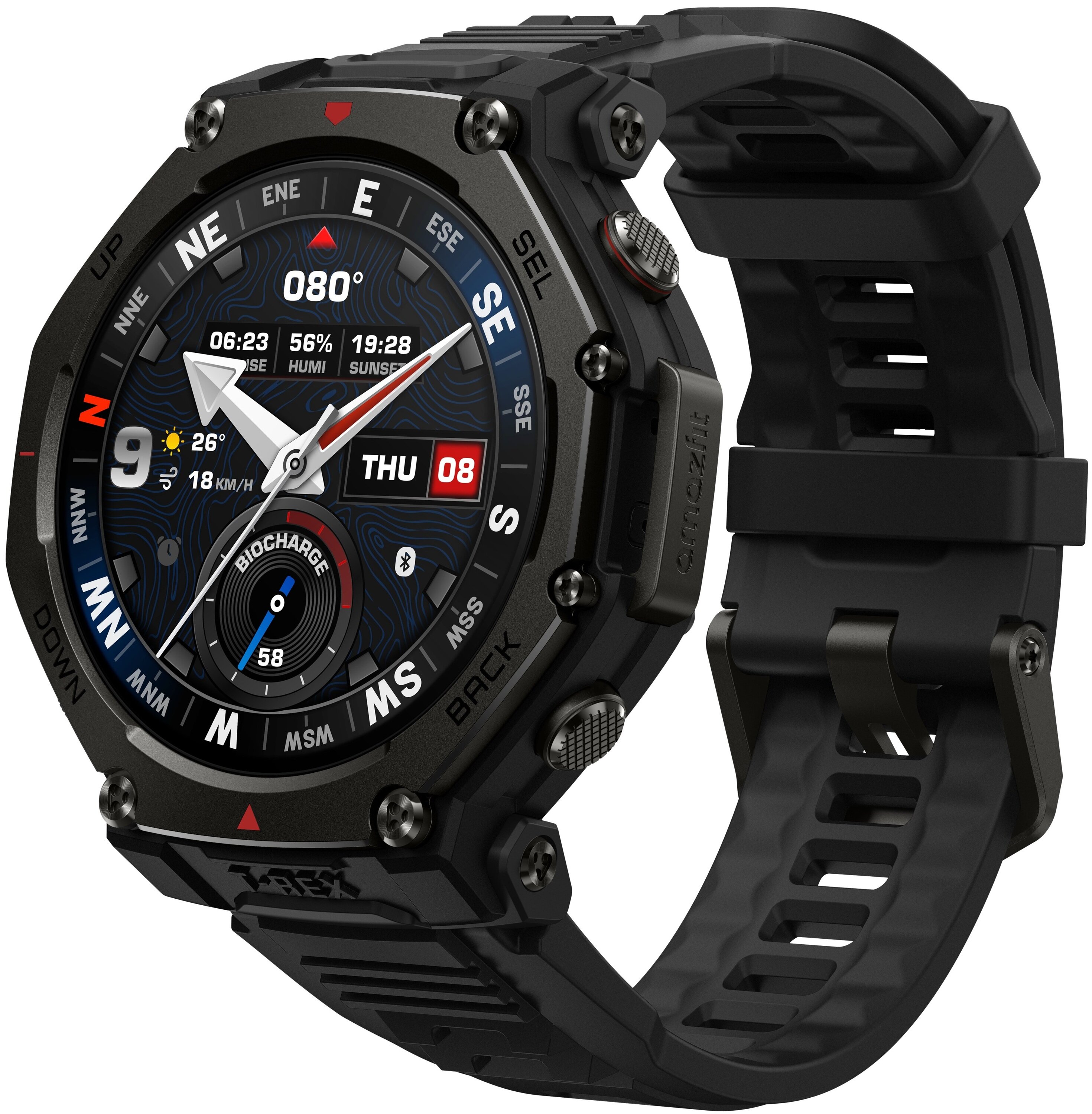 Смарт-годинник Amazfit T-Rex 3 Pro Tactical Black (W2443EU1N)