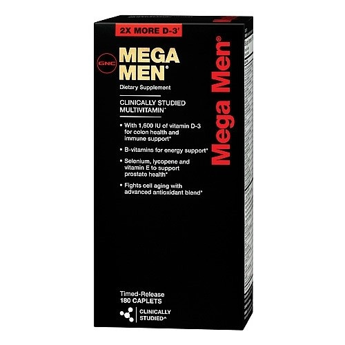 

Витамины для мужчин GNC Mega Men 180 таблеток (101997)