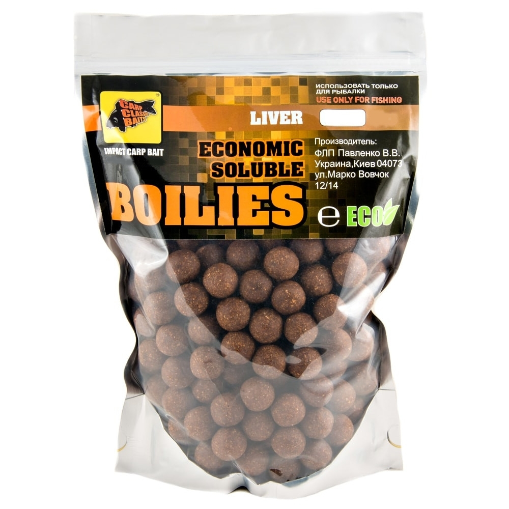 

Бойлы CCBaits Economic Soluble Liver 20mm 3kg (CCB002586)