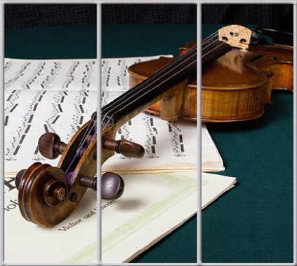 

Шкаф купе Luxe Studio Стандарт-1 Фотопечать Музыка-25 2100x2200x600 трехдверный