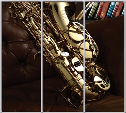 

Шкаф купе Luxe Studio Стандарт-1 Фотопечать Музыка-18 2100x2400x600 трехдверный