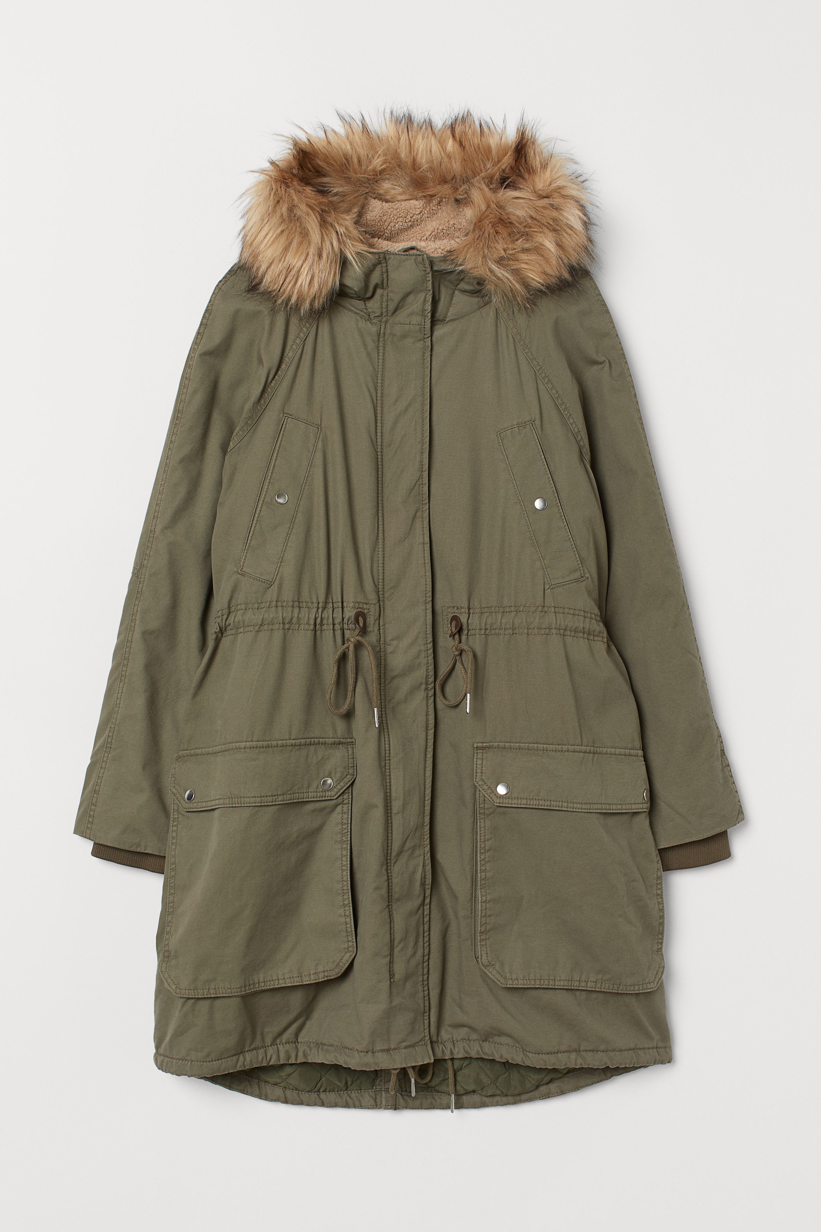 

Парка H&M 2XL хаки 7761240