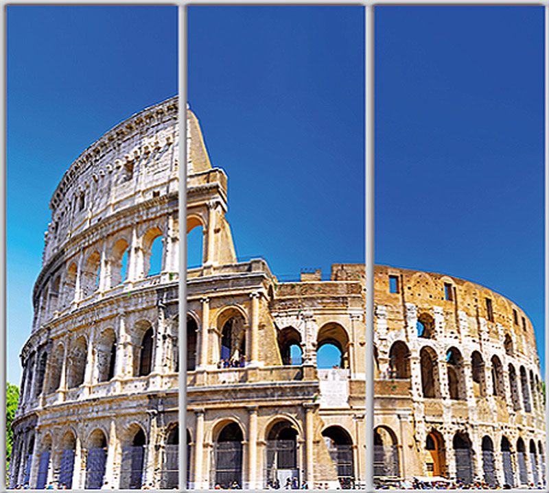 

Шкаф купе Luxe Studio Стандарт-1 Фотопечать Архитектура-134 2100x2100x600 трехдверный