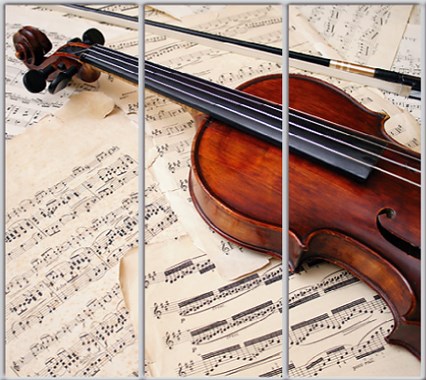 

Шкаф купе Luxe Studio Стандарт-1 Фотопечать Музыка-23 2100x2400x600 трехдверный