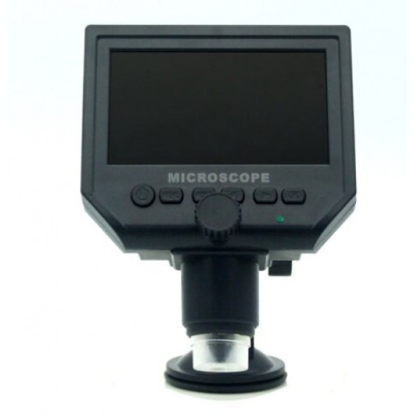 

Цифровой микроскоп 600x с дисплеем E2360, из ABS пластика черный (292827-04-СТ)