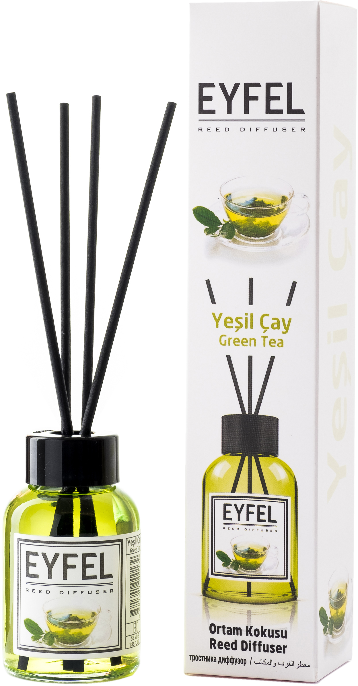 Аромадиффузор Eyfel perfume Зеленый чай 55 мл (8681301000139) – низкие ...