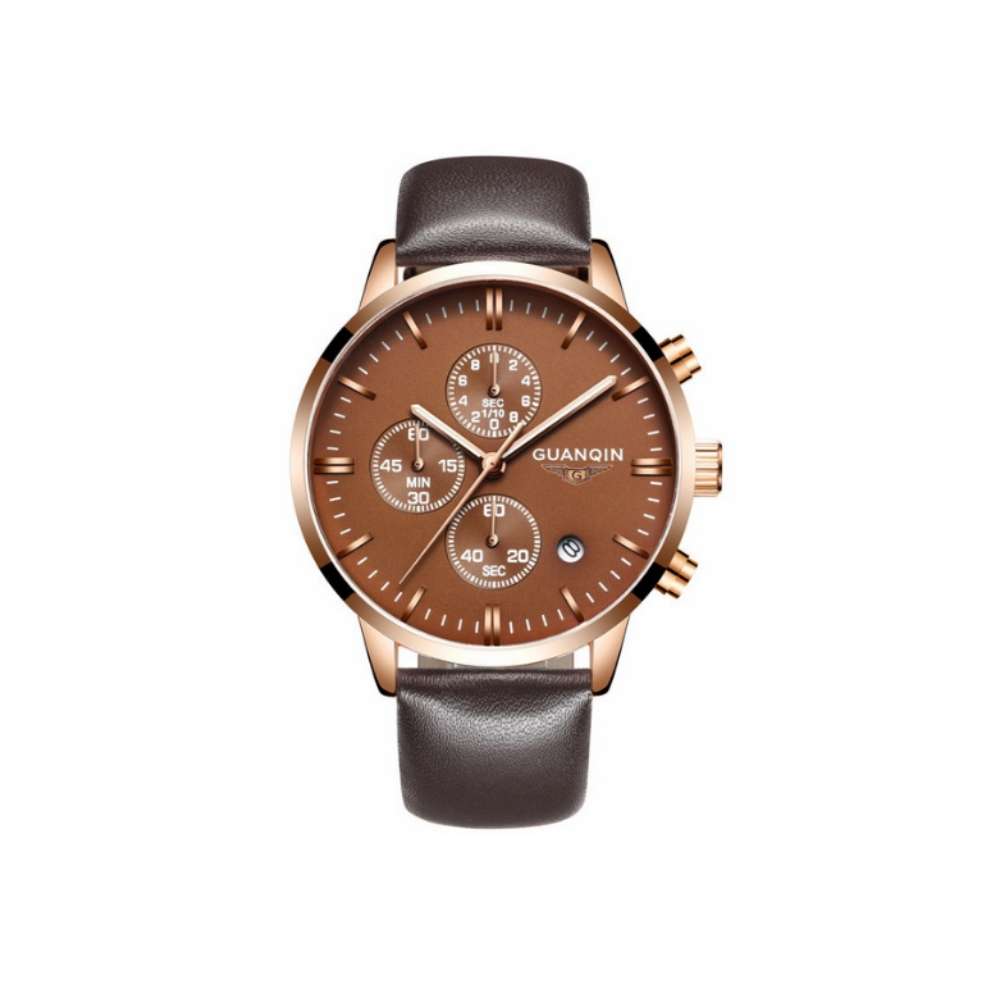 

Часы Guanqin Gold-Brown-Brown GQ12006-A CL (GQ12006-AGBrBr)