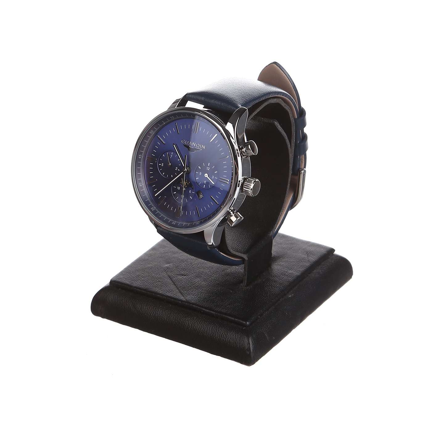 

Часы Guanqin Silver-Black-Black GQ12003 CL