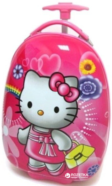 

Чемодан детский пластиковый Babycase Китти 42 см 2 колеса (Bp037801)