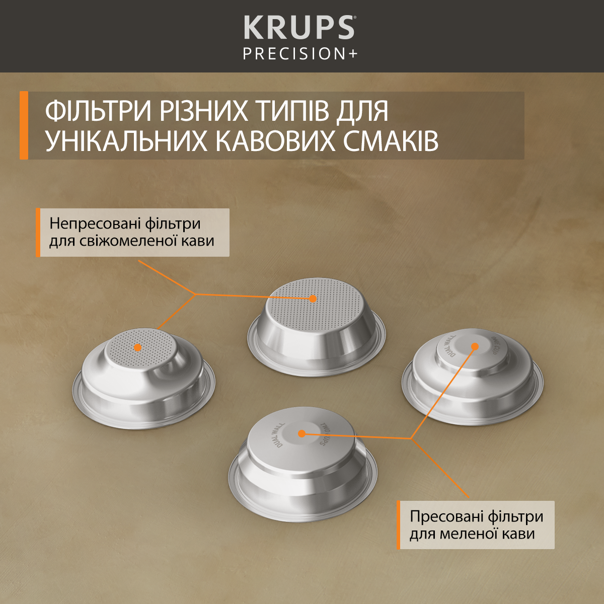 Кавоварка ріжкова Krups Precision+ XP804T10 — фото 6