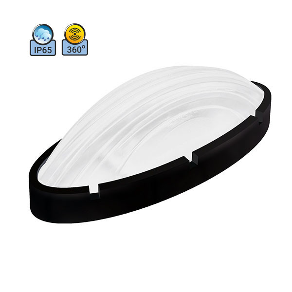 

Светильник потолочный ERKA 1165D.i-Black-B IP65 матовый/черный с микроволновым датчиком движения