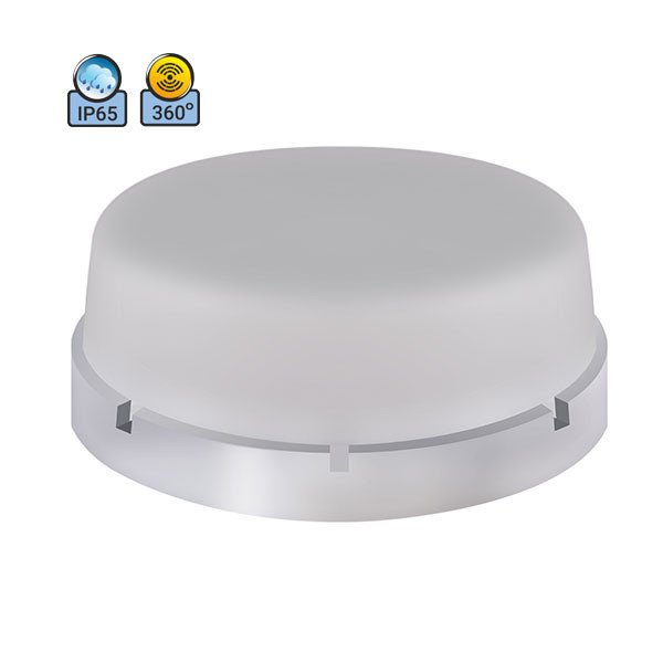 

Светильник потолочный ERKA 1065D.i-PB IP65 матовый/прозрачный с микроволновым датчиком движения