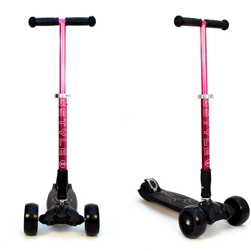 

Детский самокат 3Style Scooters® JW032 Pro - Великобритания (Non-Flashing Wheels, Foldable T-bar, Pink color)