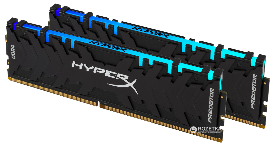 

Оперативная память HyperX DDR4-2933 16384MB PC4-23500 (Kit of 2x8192) Predator RGB (HX429C15PB3AK2/16)