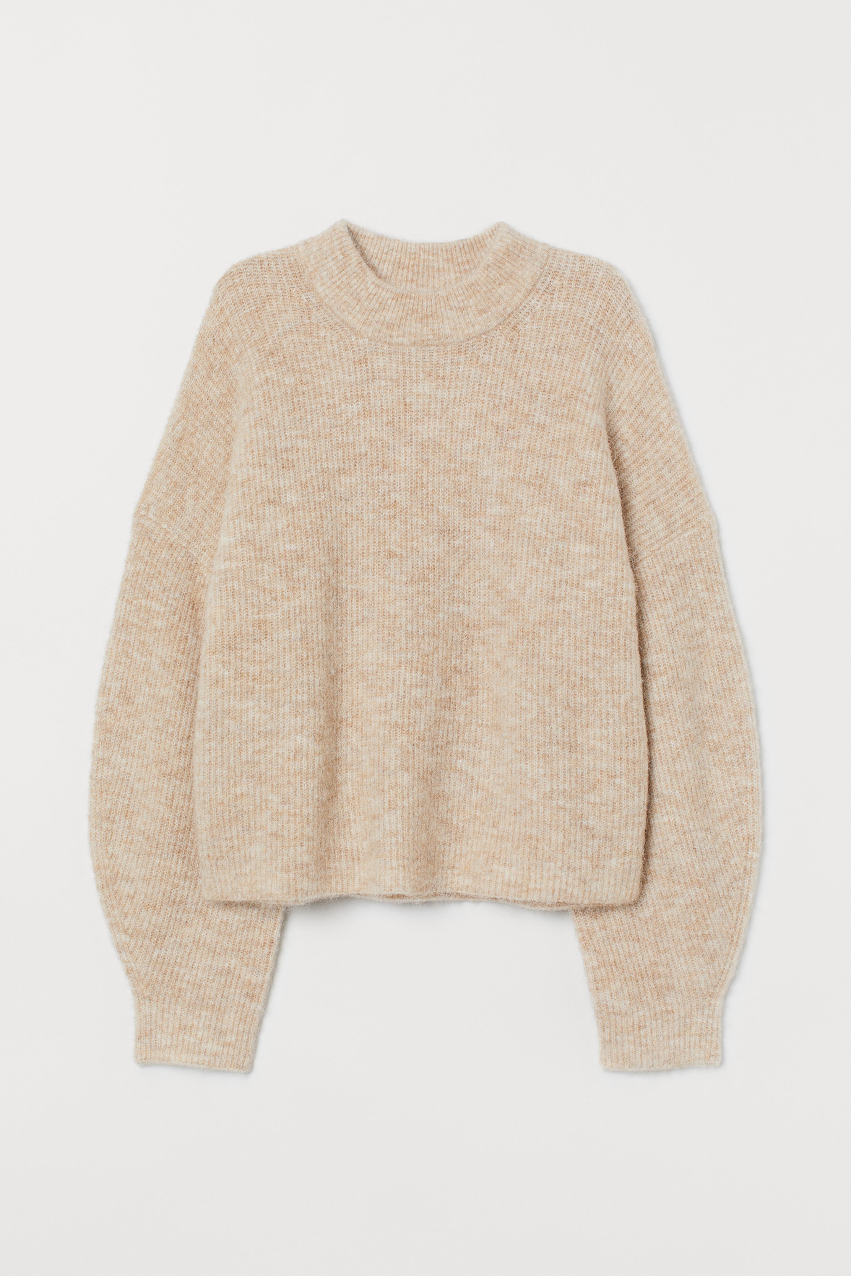 

Джемпер H&M M светло бежевый меланж 7632760