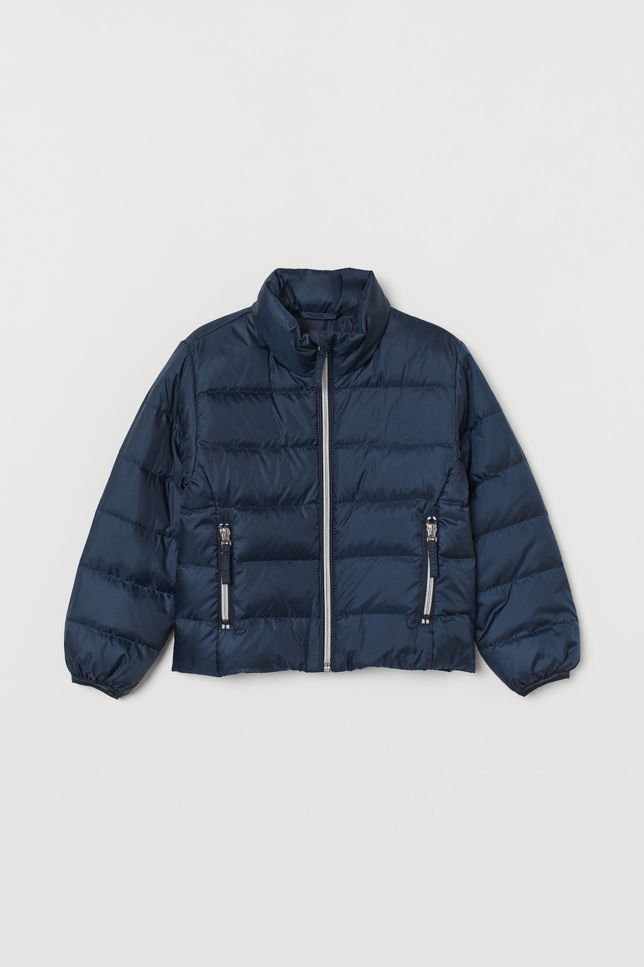 

Куртка пуховая H&M 110см темно синий 7617930