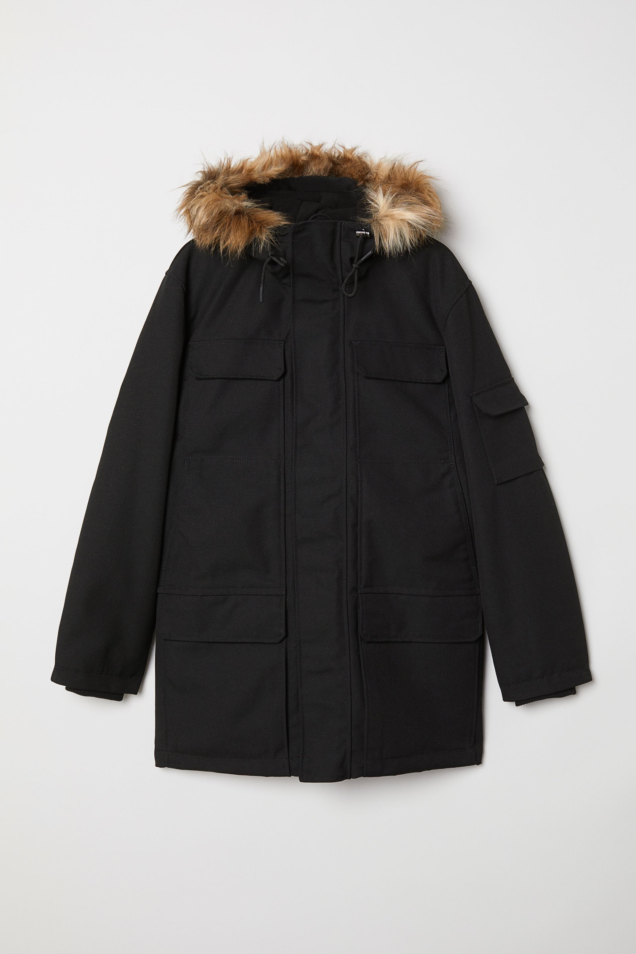 

Парка H&M M черный 5046678