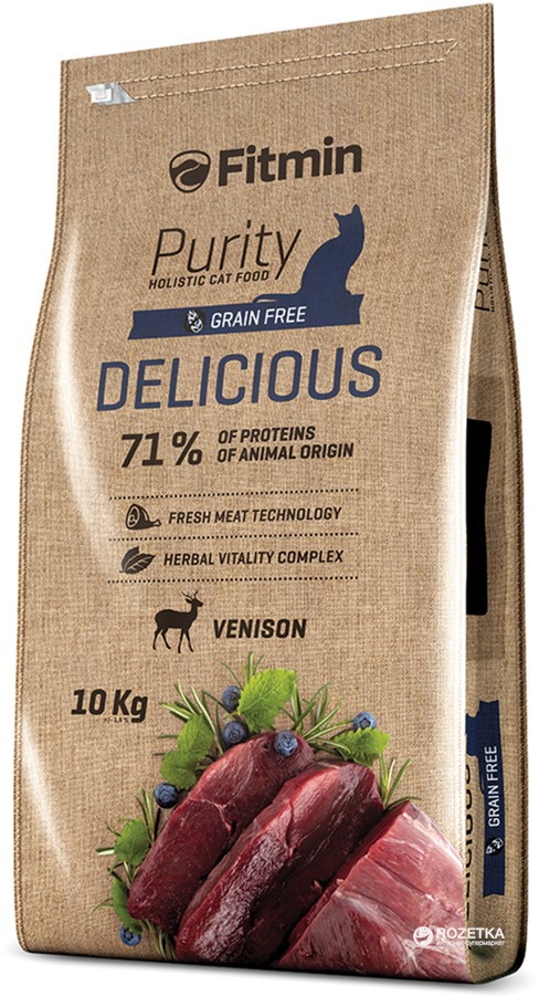

Сухой корм для кошек Fitmin Cat Purity Delicious - 10 кг
