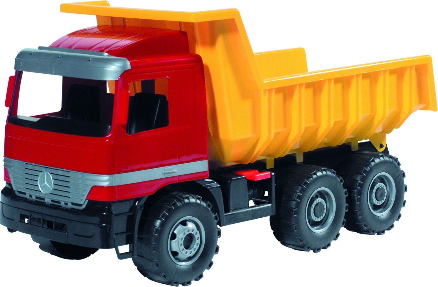 

Самосвал LENA Mercedes Giants Dump Truck ACTROS с замком полуприцепа (02031) 63 см