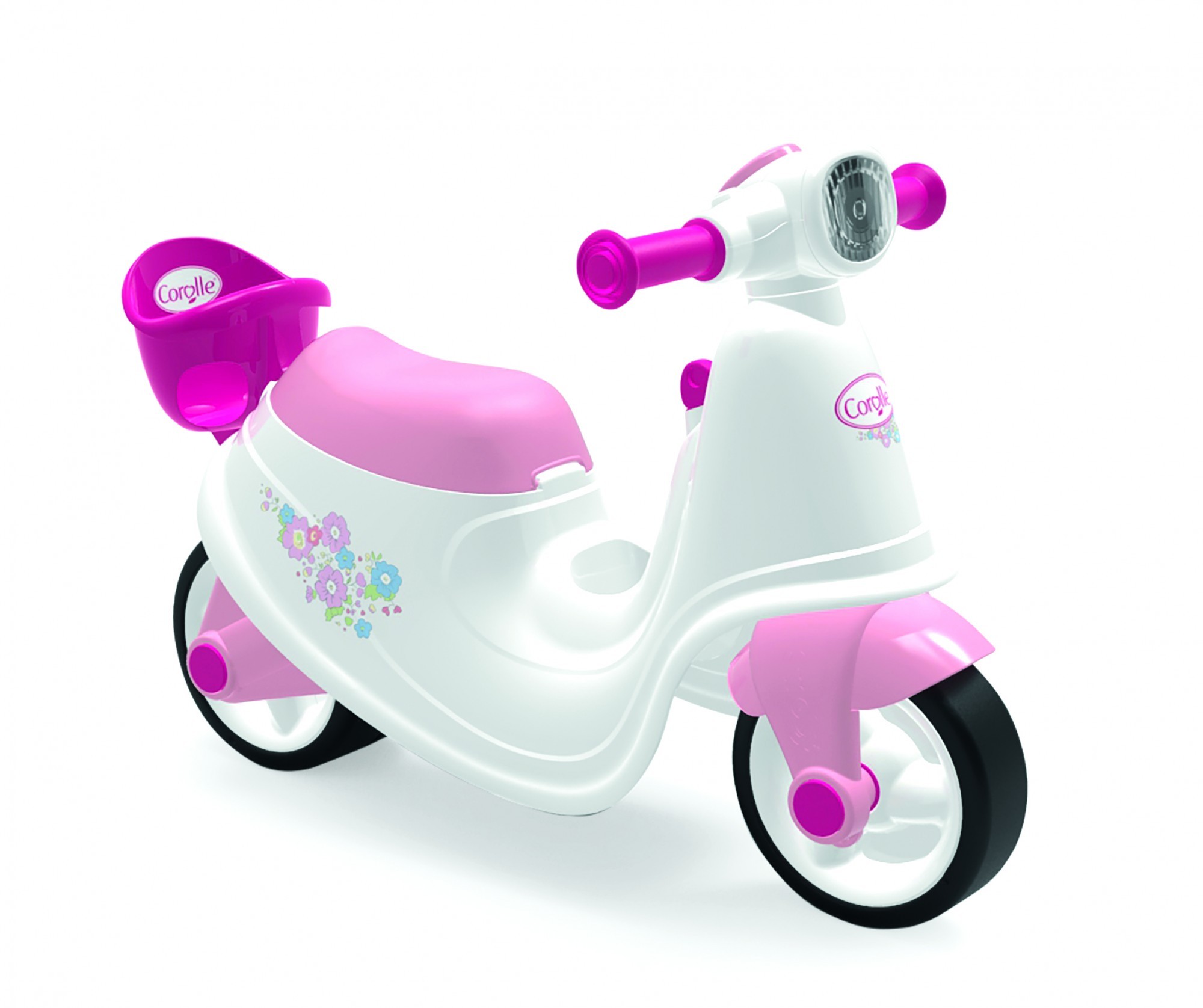 

Скутер Smoby Королле с корзиной для куклы 64,5х34х47.5 см (721004)