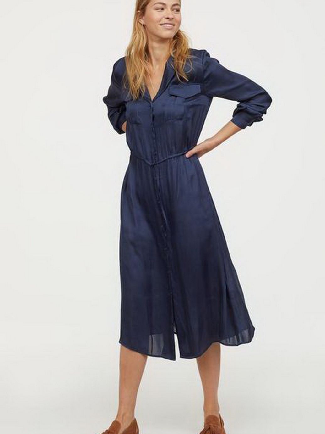 

Платье H&M 0734426-9 36 Синее