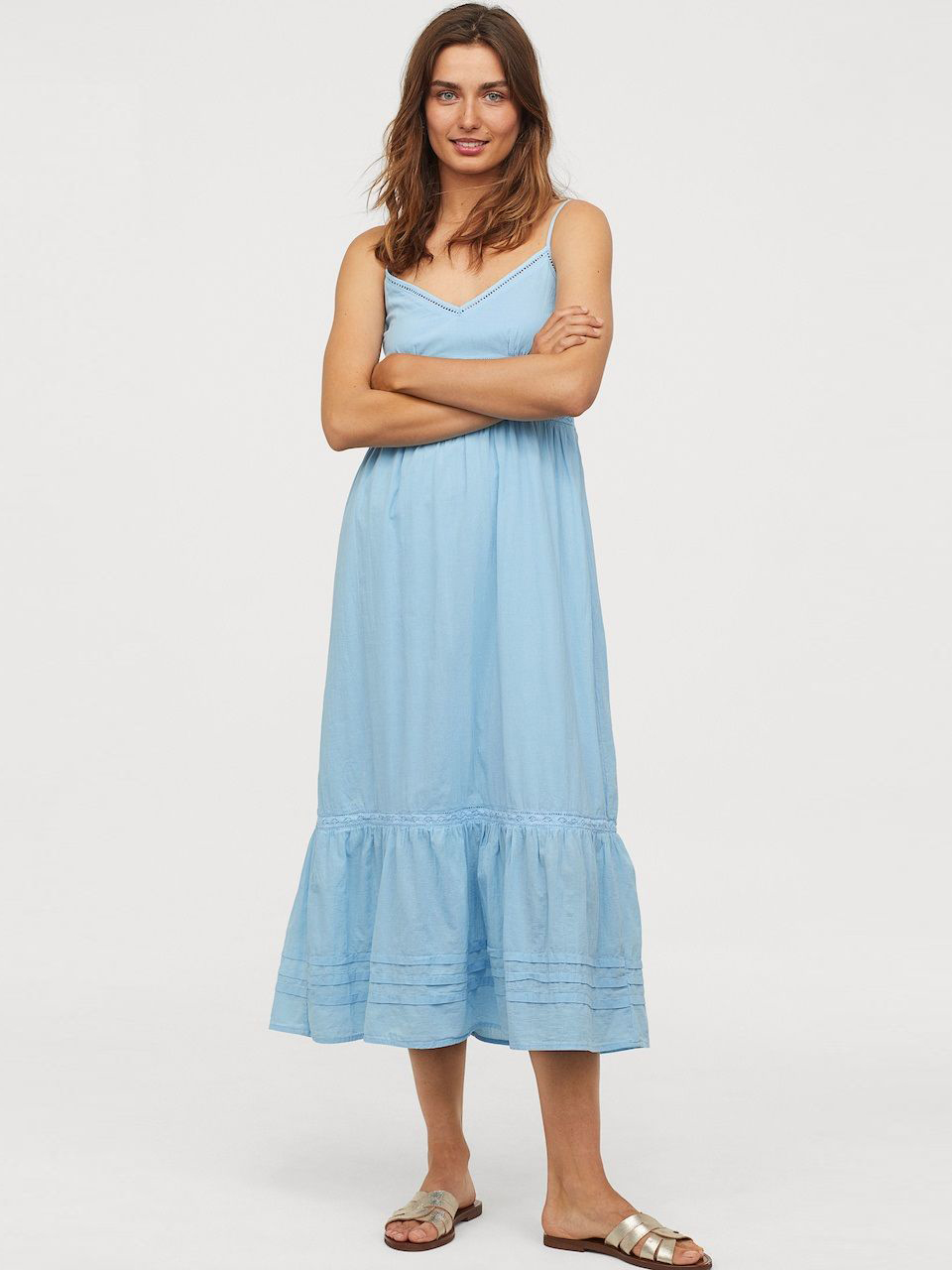 

Сарафан H&M 0752486-0 40 Голубой