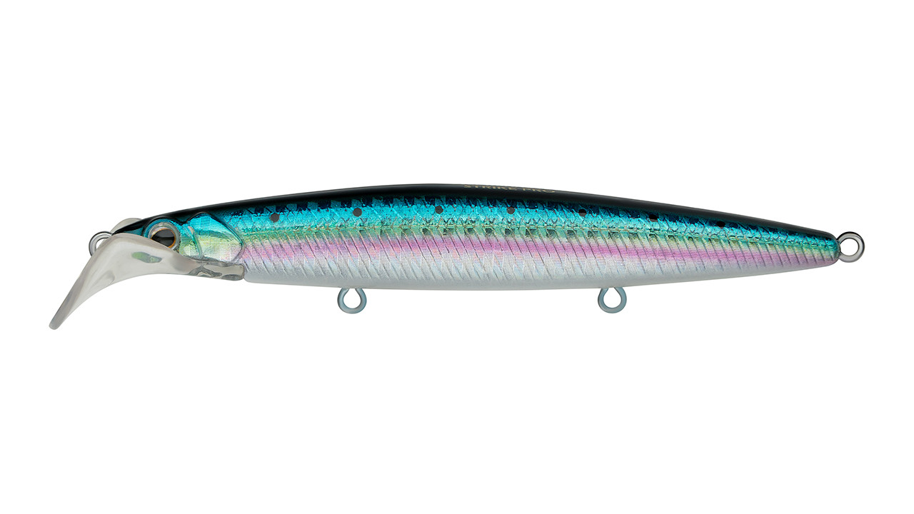 

Воблер Минноу Strike Pro Scooter Minnow 110F, 110 мм, 11,8 гр, Загл. 1,5м.-2,5м., Плавающий, (EG-186F#692-713-RP) (128503)