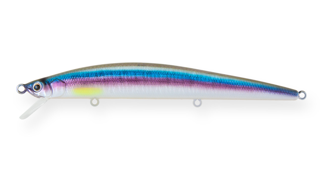 

Воблер Минноу Strike Pro Slingshot Minnow 120F, 120 мм, 12,6 гр, Загл. 0,5м.-1,5м., Плавающий, цвет: A210-SBO-LU Rainbow Ghost Wakasagi, (EG-145F#A210-SBO-LU) (128473)