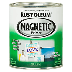 

Краска - грунт магнитная Rust Oleum для создания магнитной поверхности тёмно-серая, банка 0,887л (арт.247596)
