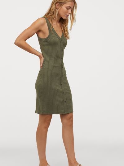 

Платье H&M 0844411-1 S Оливковое