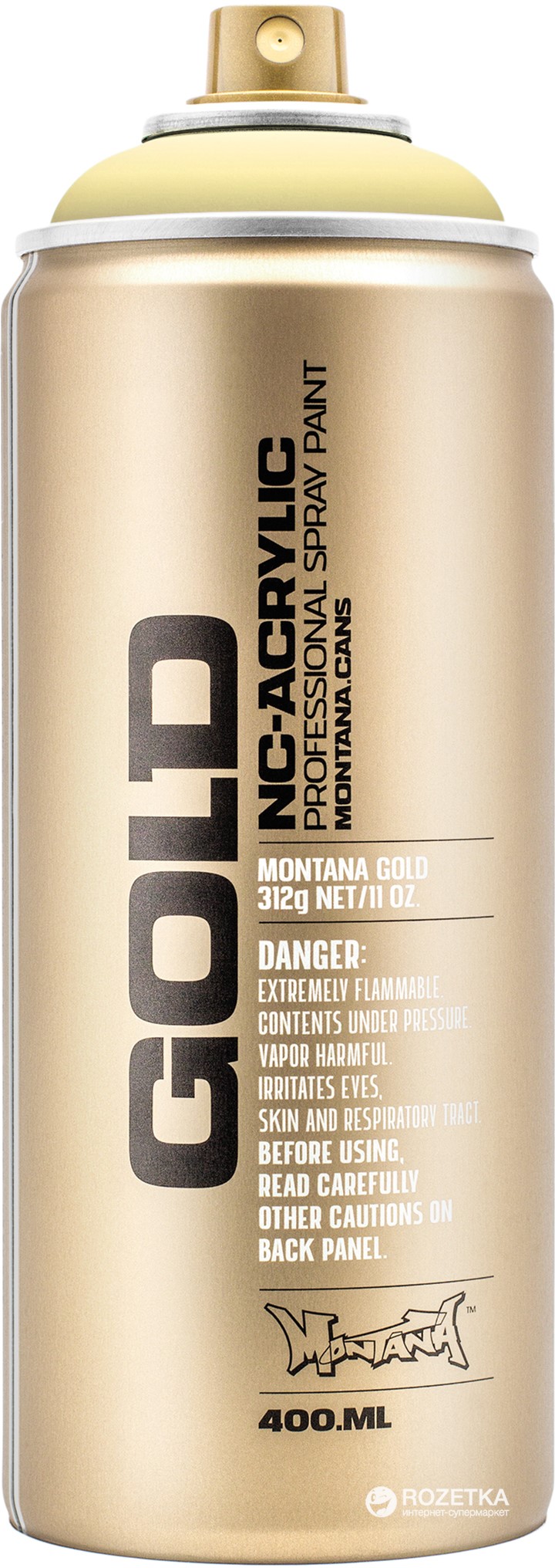 

Акриловая краска-спрей Montana Gold 1000 Ваниль 400 мл (Vanilla) (4048500283895)