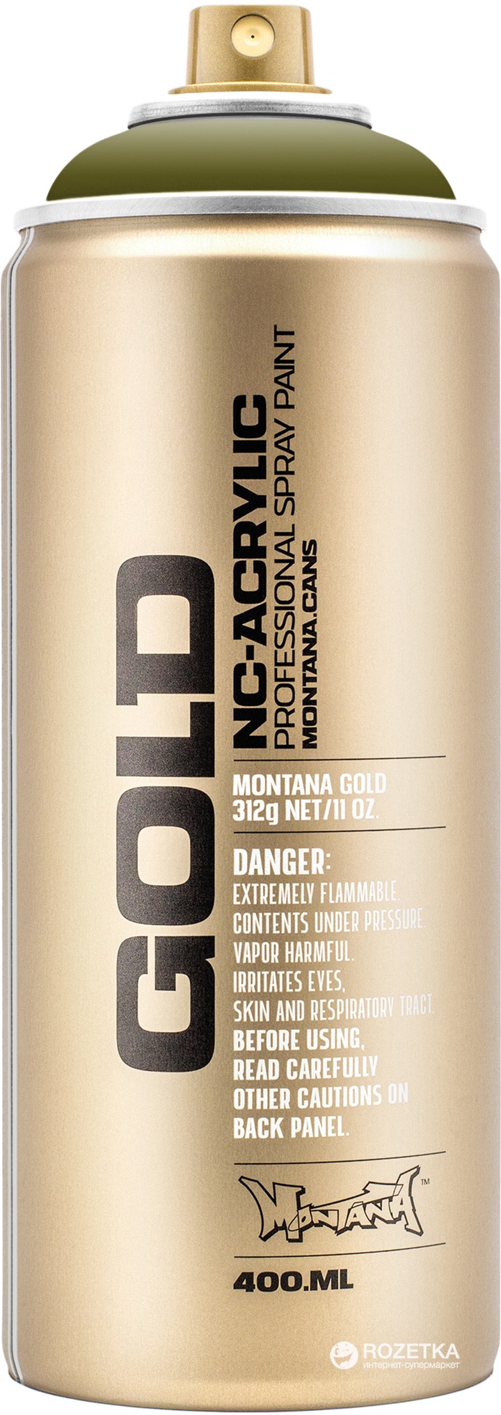 

Акриловая краска-спрей Montana Gold 1150 Камыш 400 мл (Reed) (4048500284038)