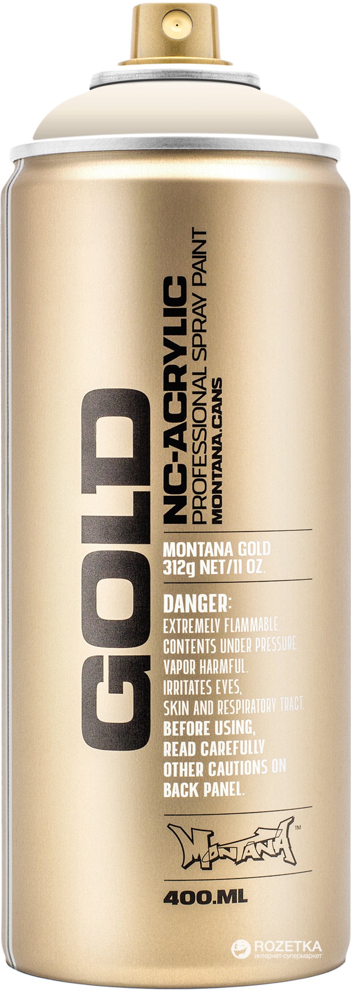 

Акриловая краска-спрей Montana Gold 1400 Кость 400 мл (Bone) (4048500284137)